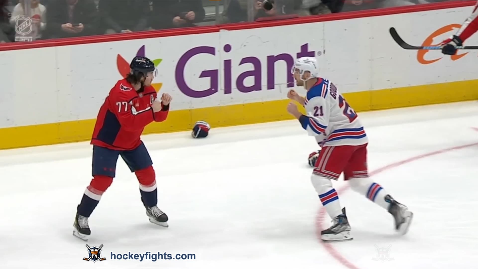 B. Goodrow (NYR) vs. T. Oshie (WSH)