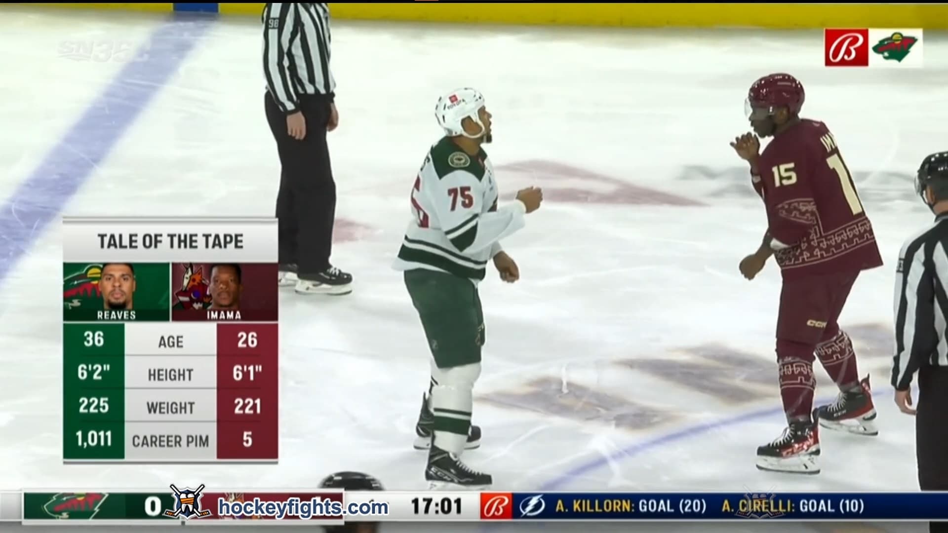 R. Reaves (MIN) vs. B. Imama (ARI)