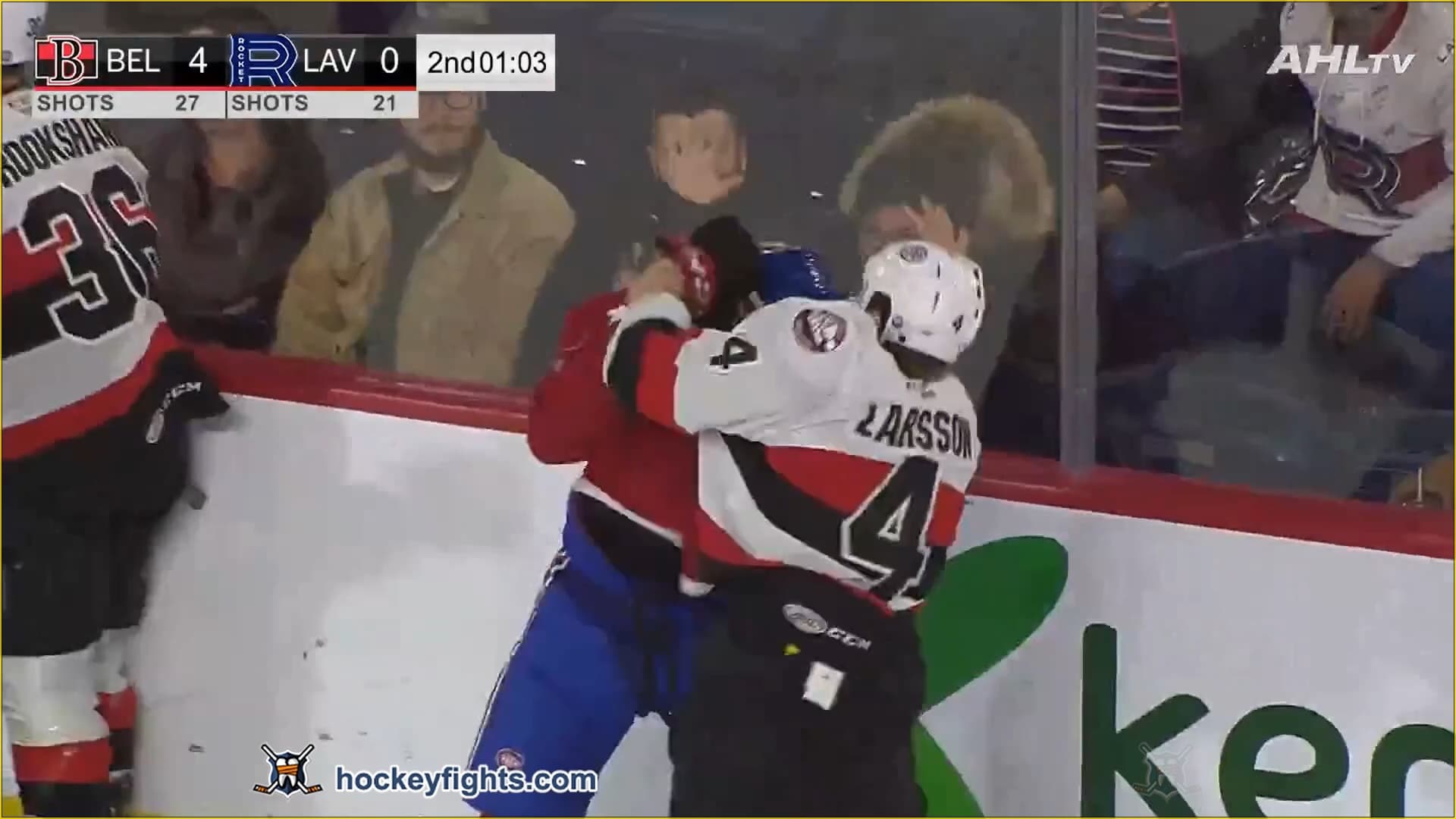 J. Larsson (BEL) vs. N. Beaudin (LAV)