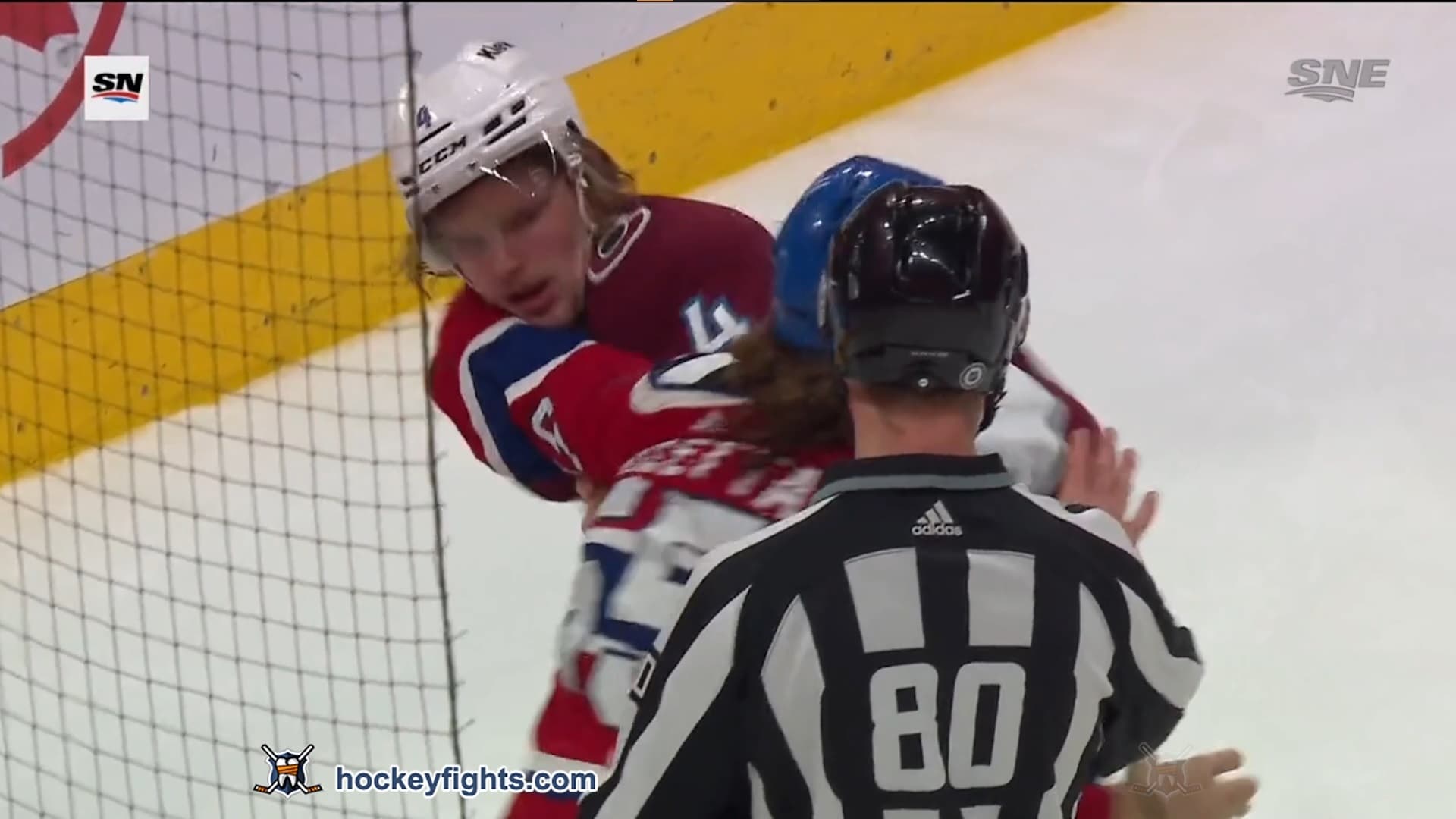 B. Byram (COL) vs. M. Pezzetta (MTL)