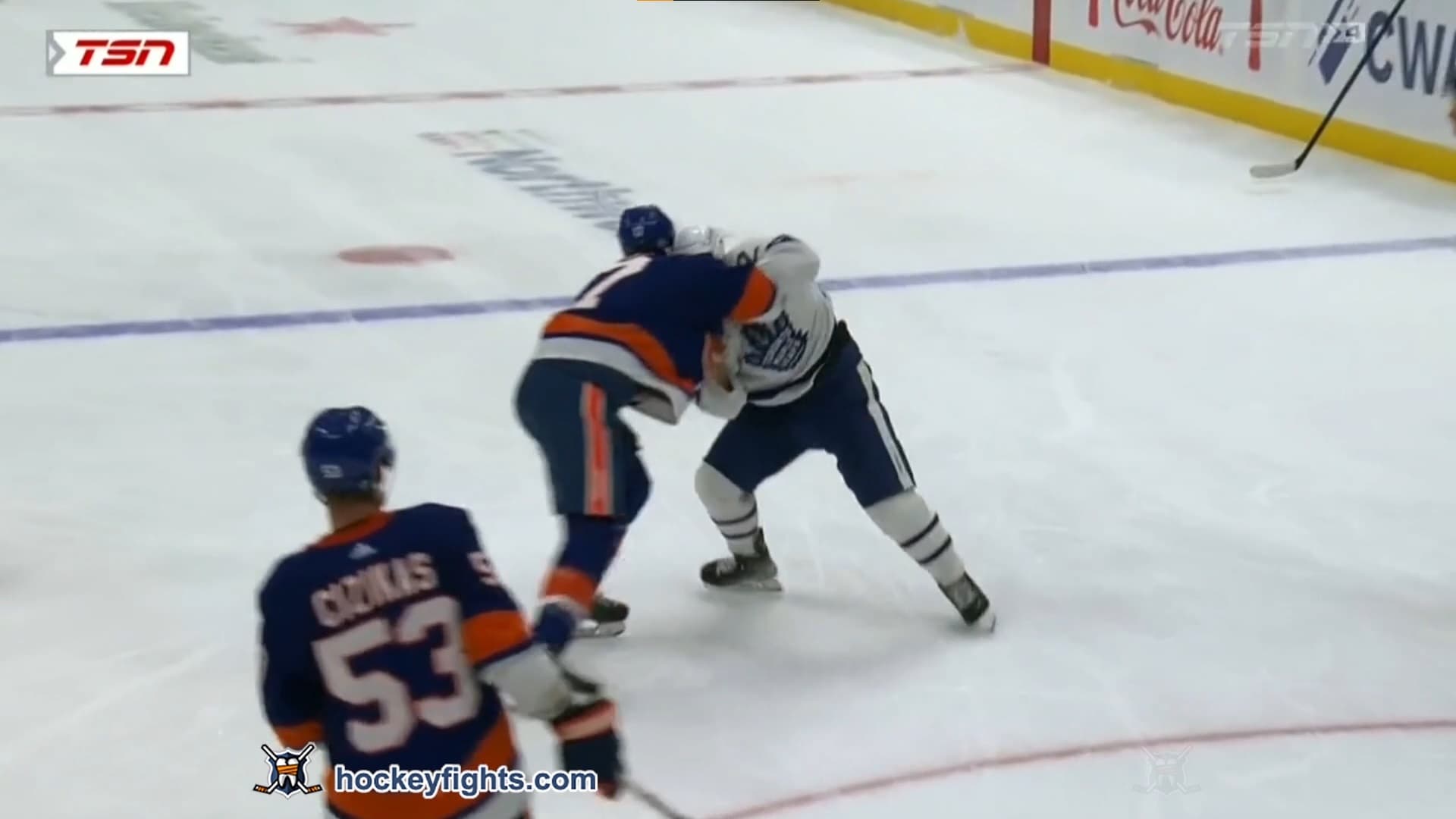 N. Acciari (TOR) vs. M. Martin (NYI)