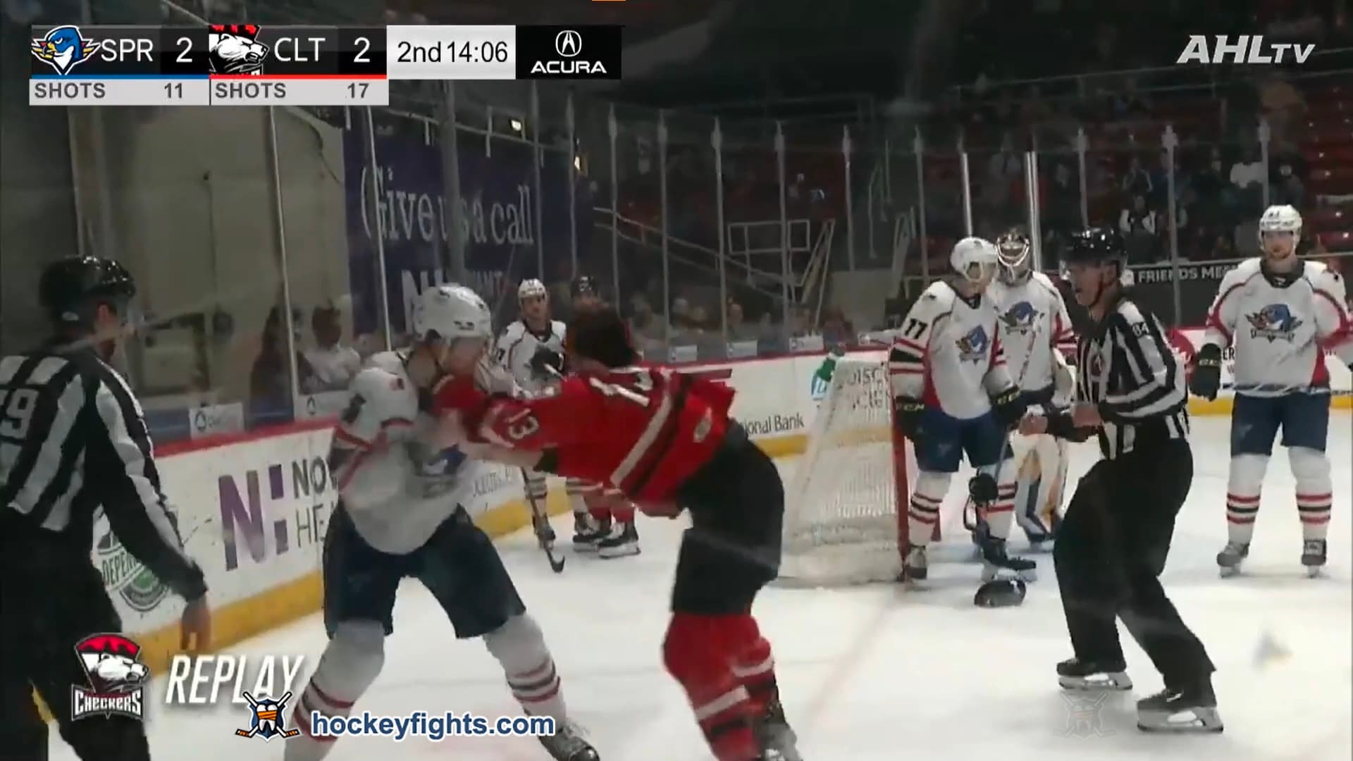 A. Osmanski (SPR) vs. R. Bezeau (CHC)