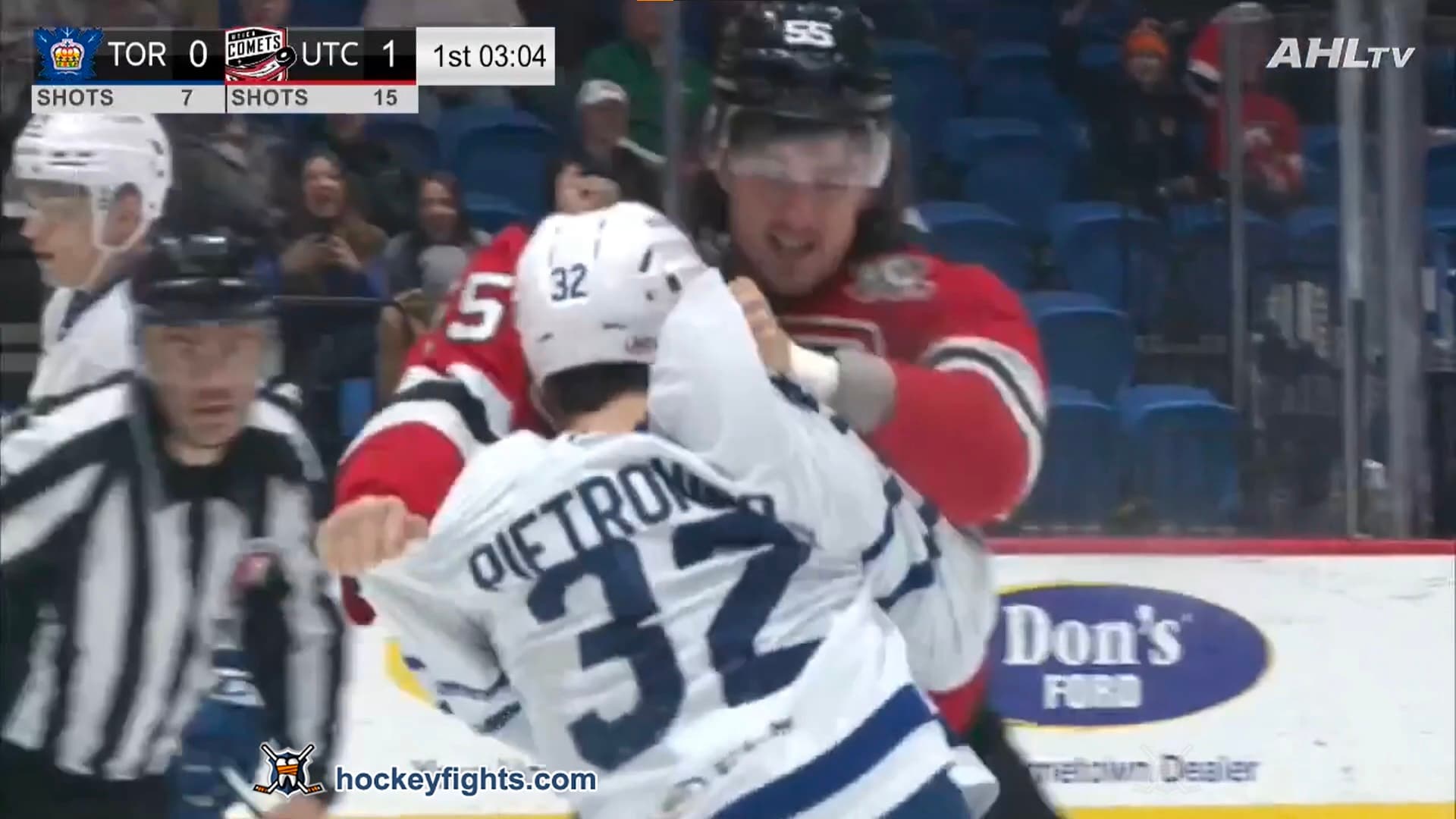 M. Pietroniro (TOR) vs. M. Geertsen (UTI)