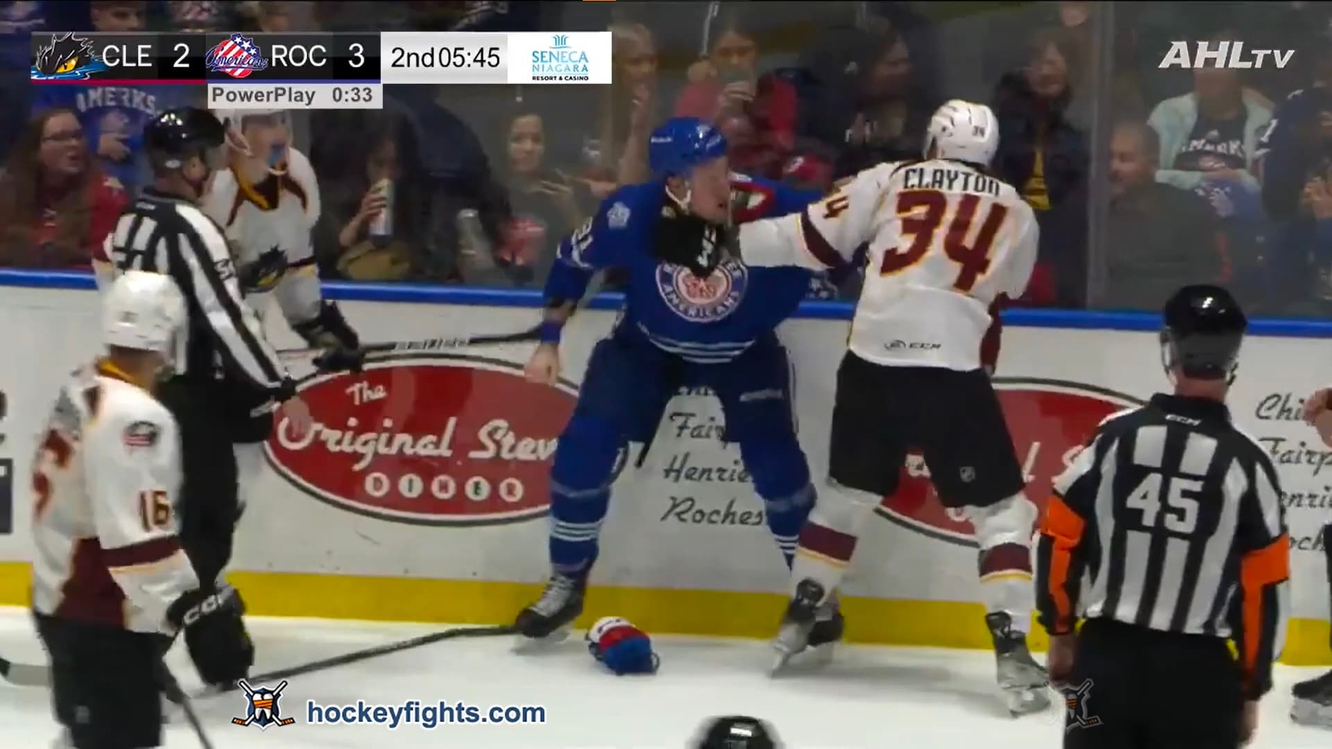 C. Clayton (CLE) vs. B. Murray (ROC)