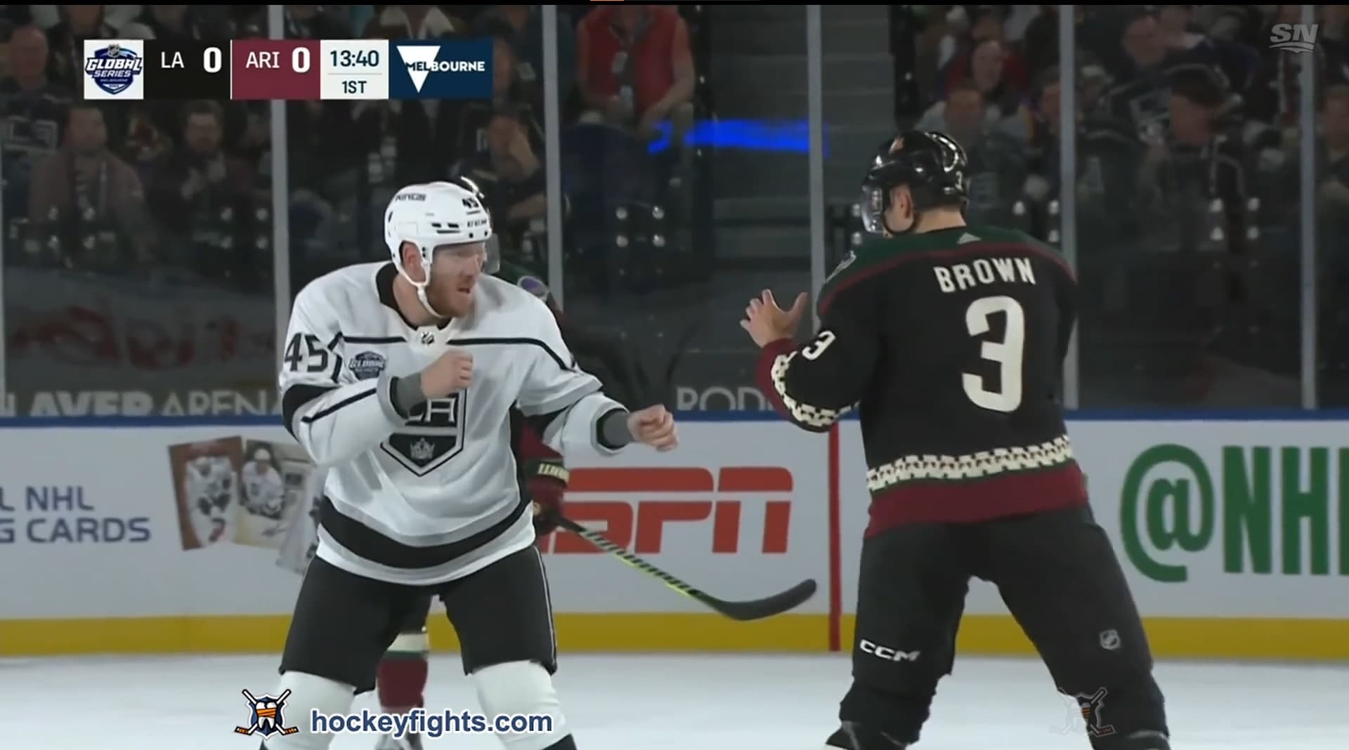 J. Doty (LAK) vs. J. Brown (ARI)