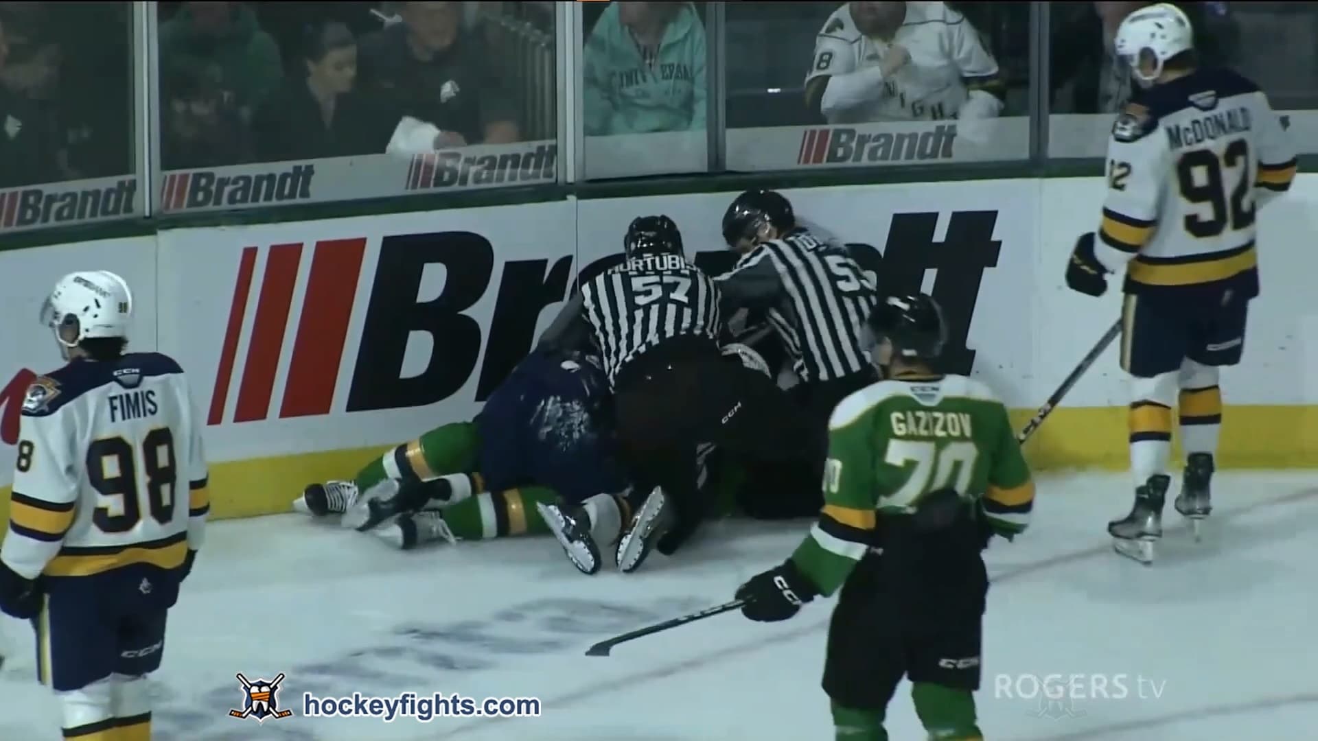 A. Daviault (ERI) vs. B. Crane (LDN)