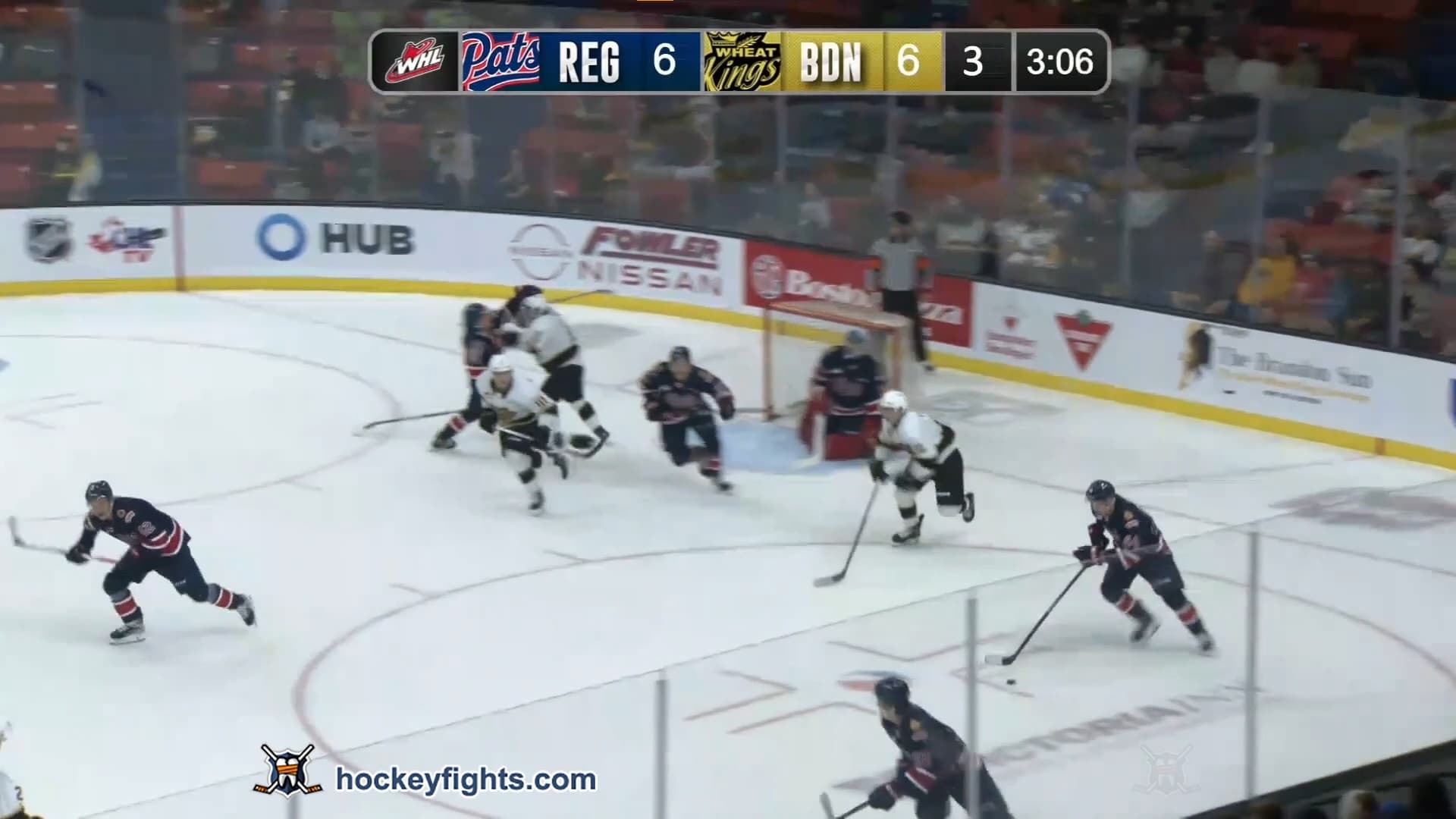 K. Slaney (REG) vs. J. Wiens (BRN)