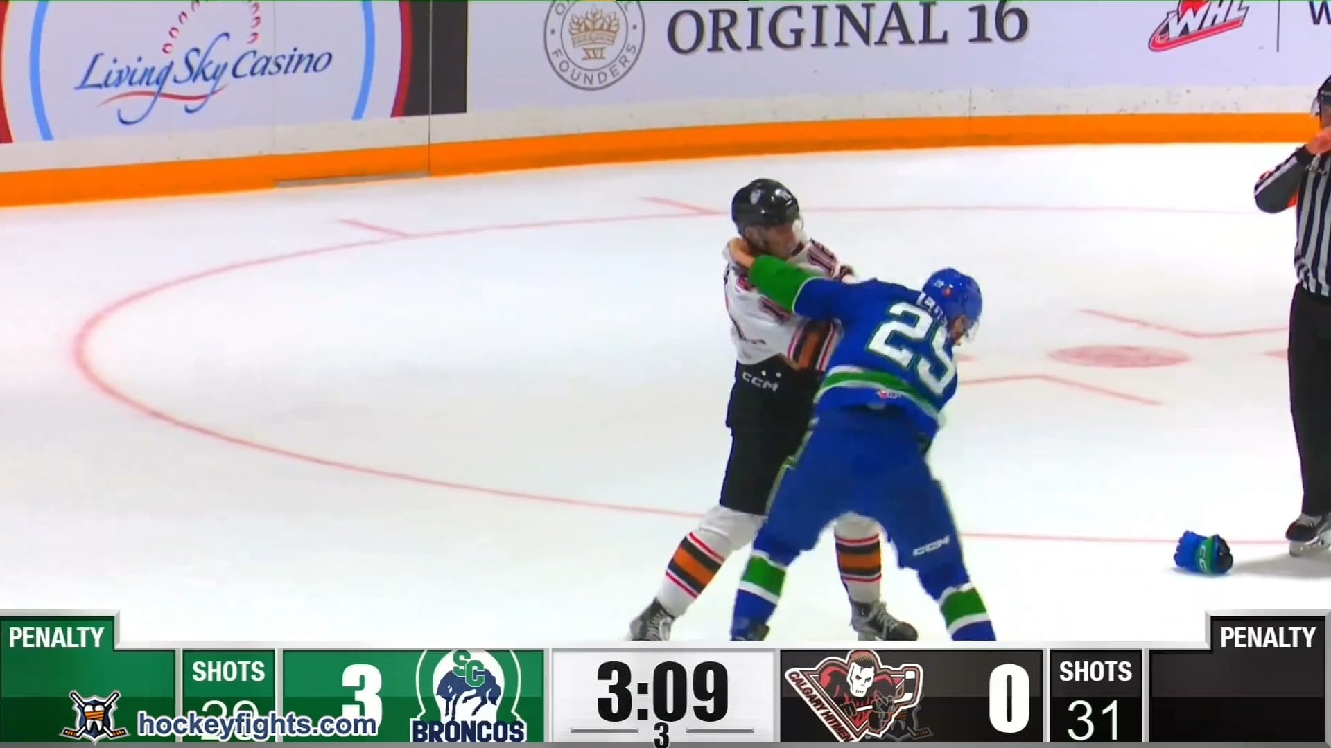 C. Wetsch (CGY) vs. V. Eger (SCB)