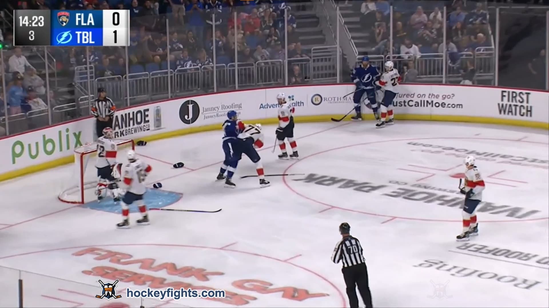 N. Mikkola (FLA) vs. T. Jeannot (TBL)