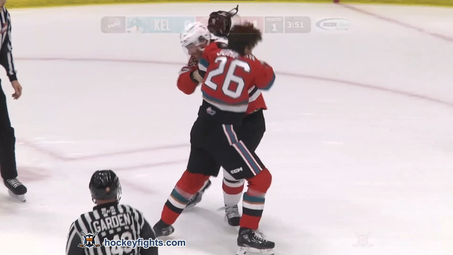 T. Johnson (KEL) vs. H. Thornton (PGC)