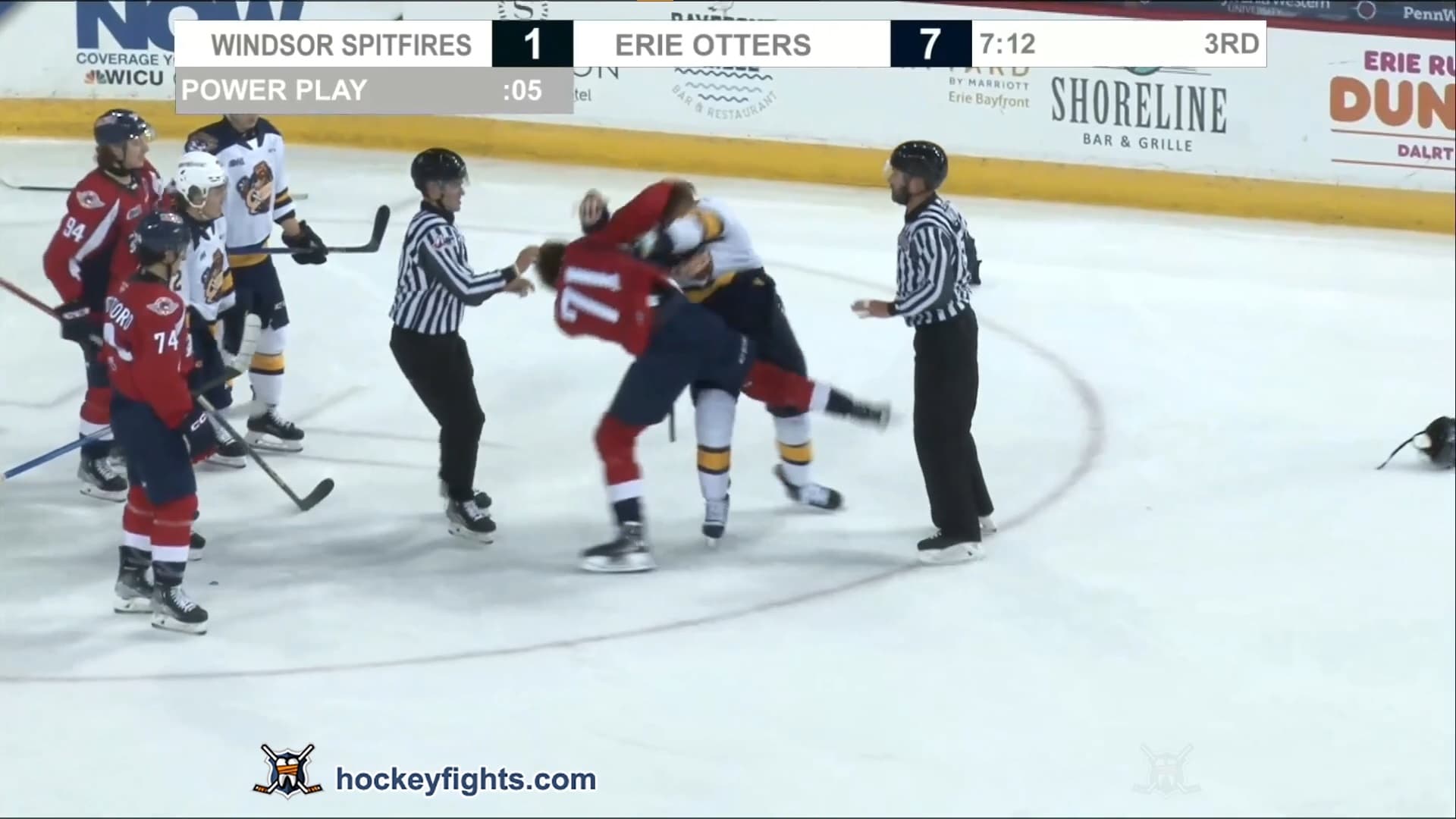 J. Nesbitt (WSR) vs. O. Johnston (ERI)