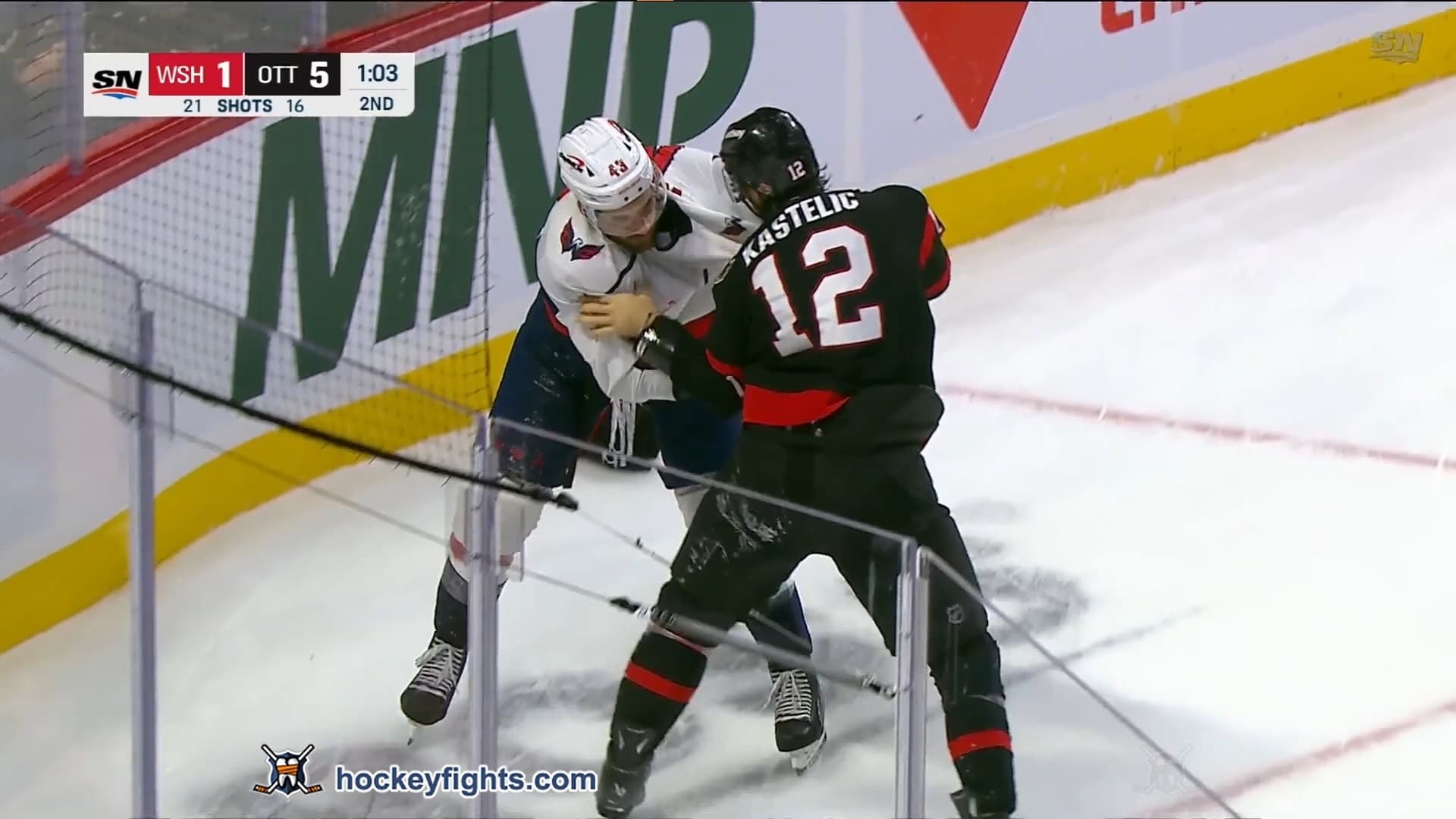 T. Wilson (WSH) vs. M. Kastelic (OTT)