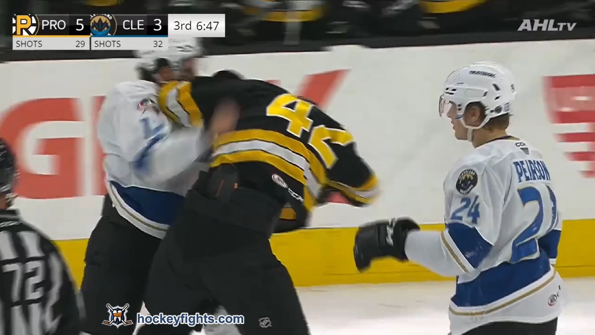 F. Brunet (PRO) vs. O. ,Sillinger (CLE)