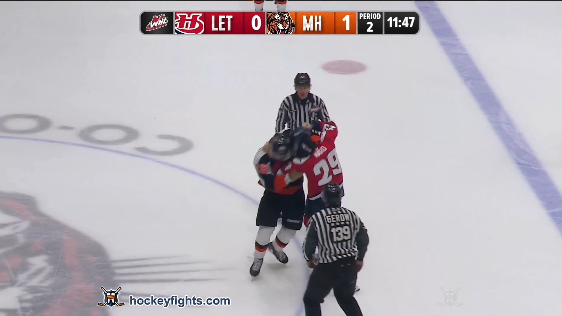 L. Ward (LET) vs. C. Lindstrom (MHT)