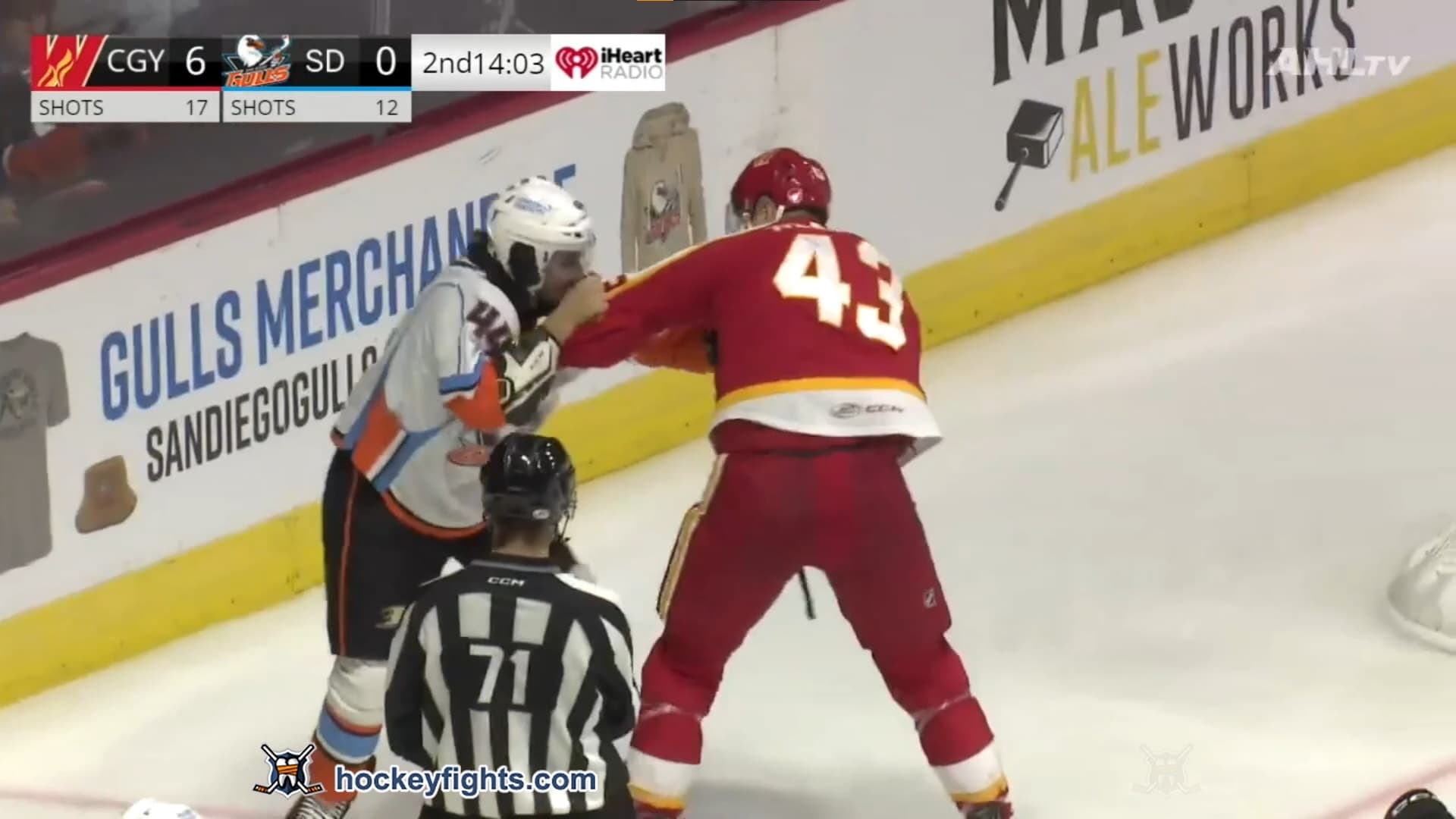 A. Klapka (CGW) vs. T. Carrick (SDG)