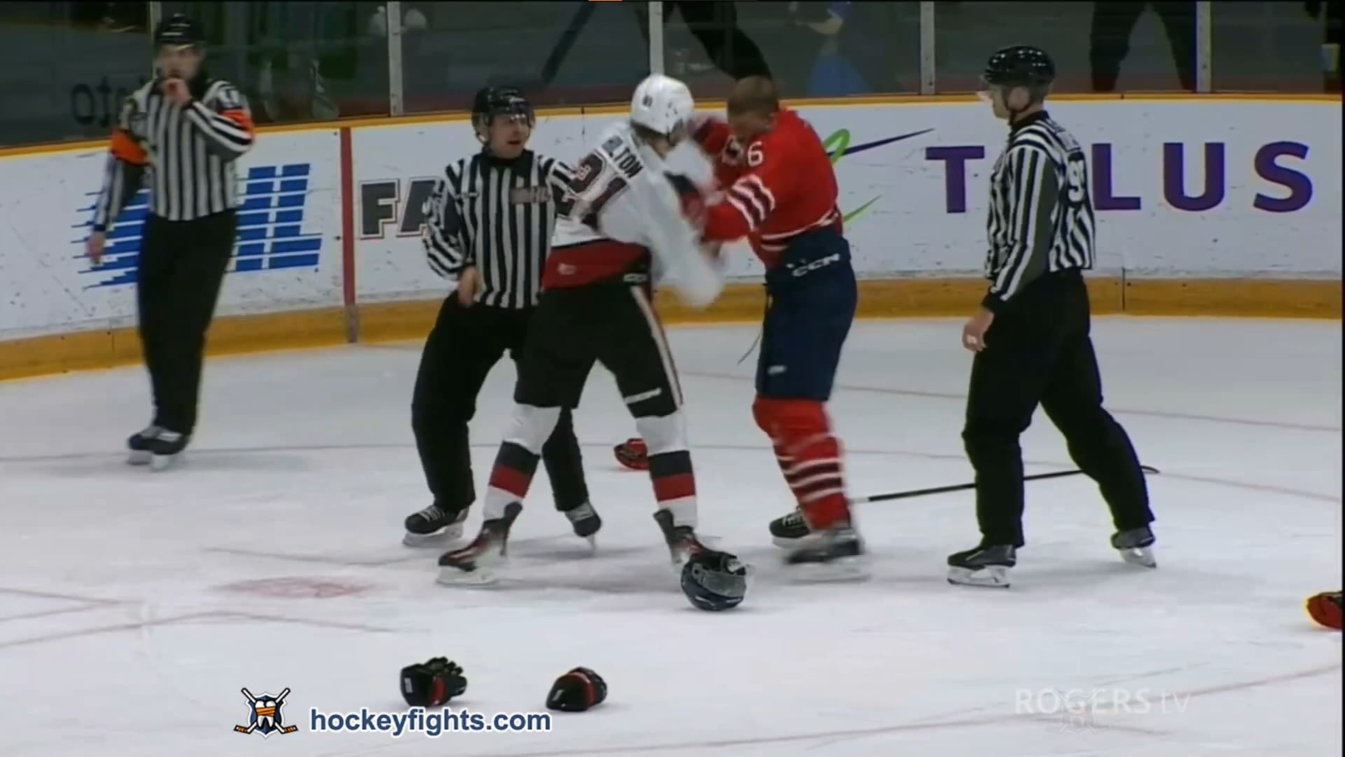 F. McDonell (OSH) vs. C. Hilton (OTT)