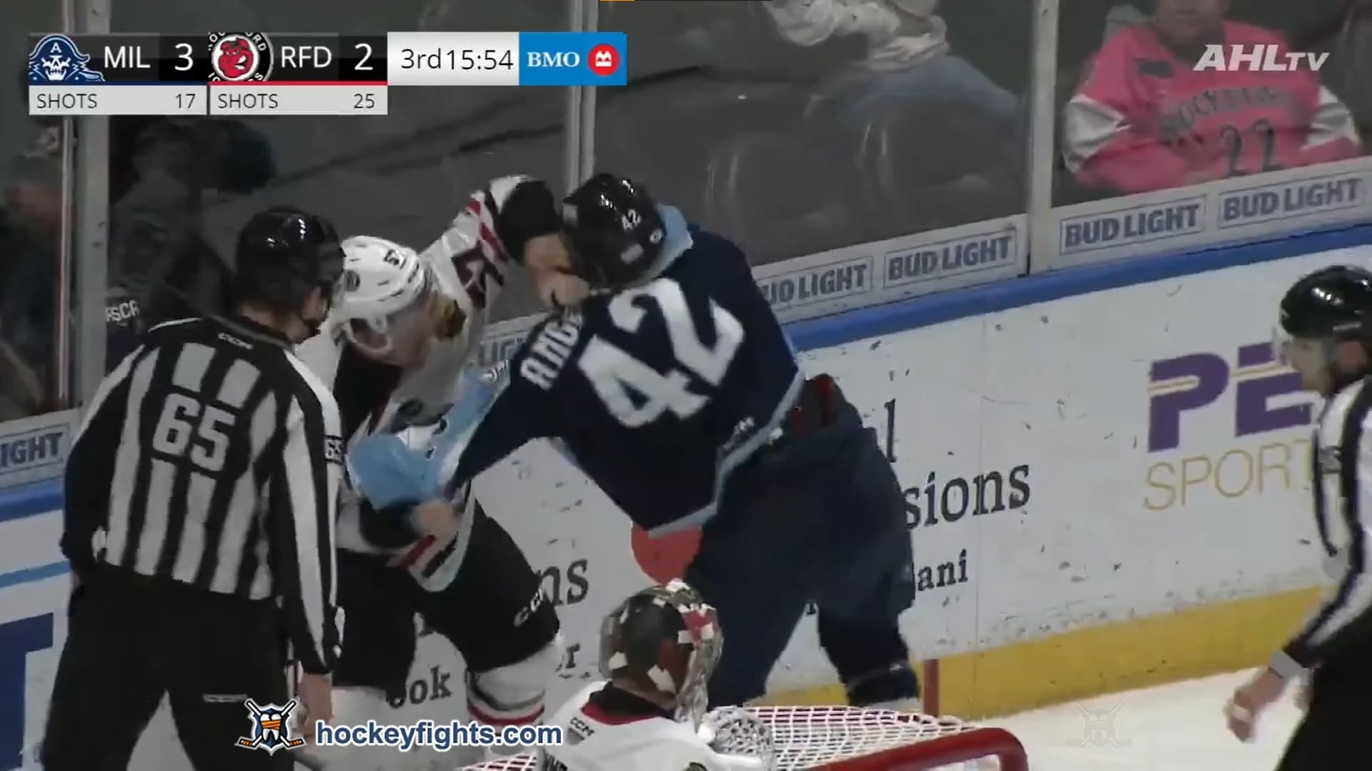 A. Angello (MIL) vs. A. Perrott (RCK)