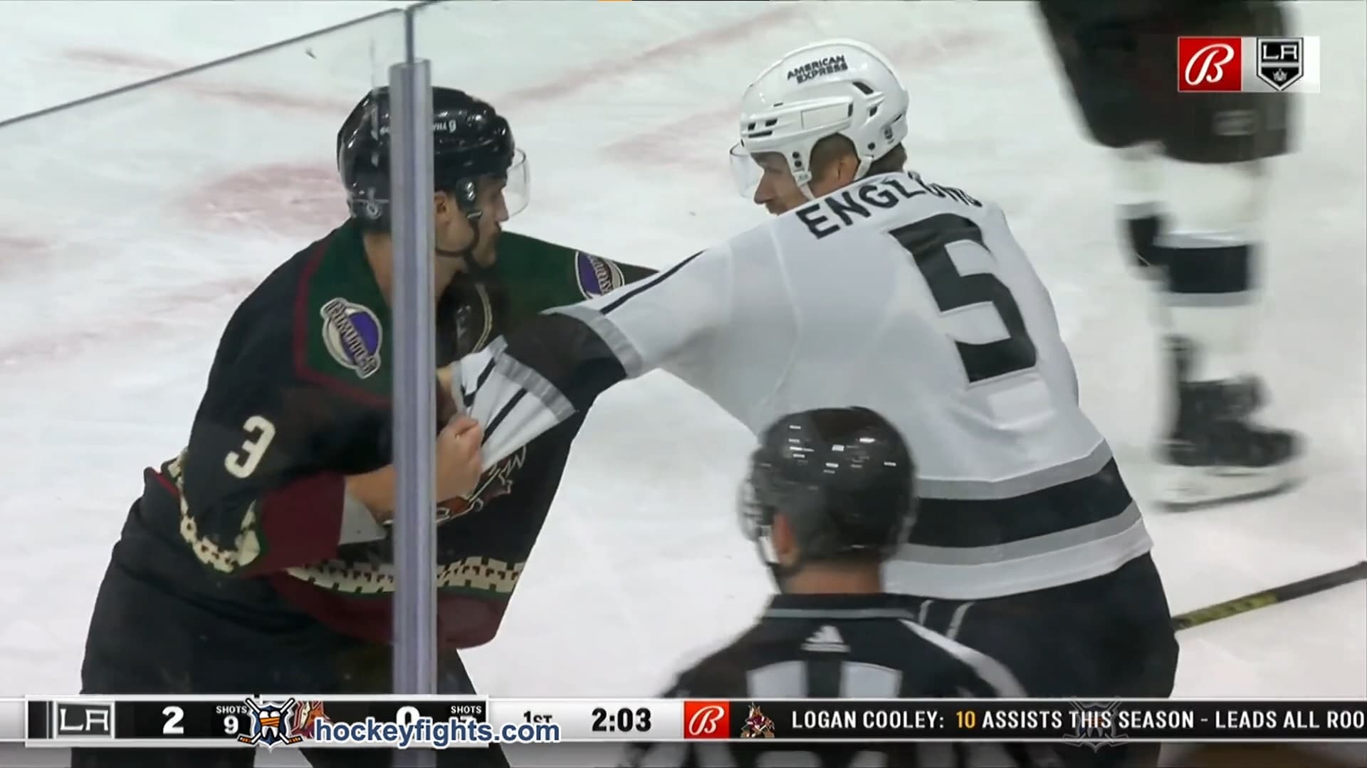 A. Englund (LAK) vs. J. Brown (ARI)