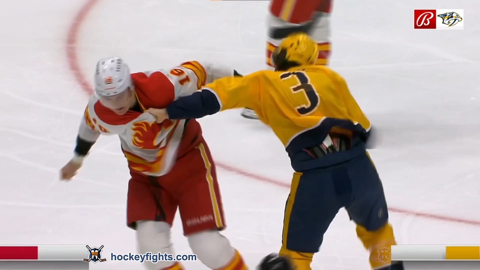 N. Zadorov (CAL) vs. J. Lauzon (NSH)