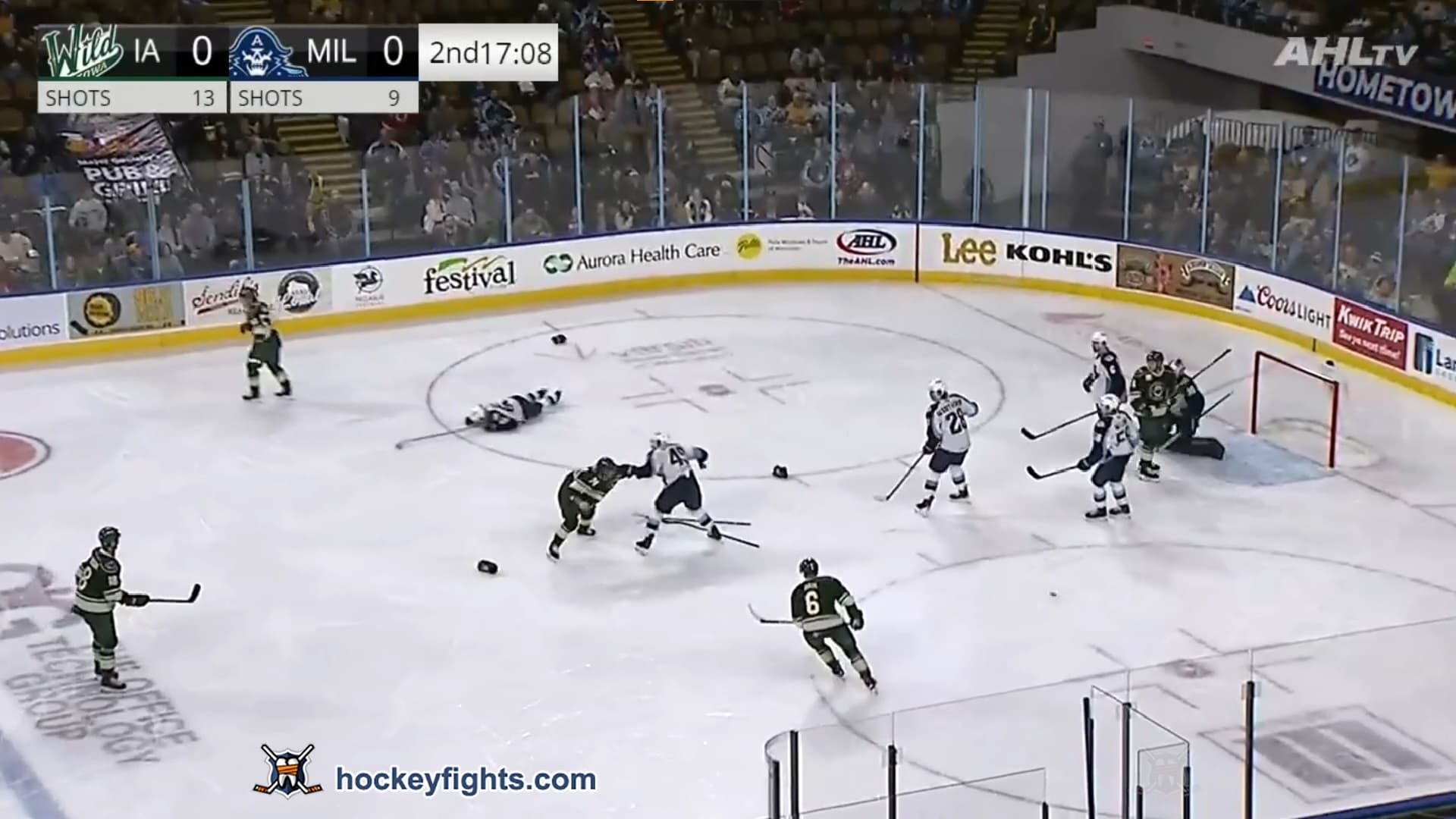 A. Raska (IOW) vs. R. Schaefer (MIL)