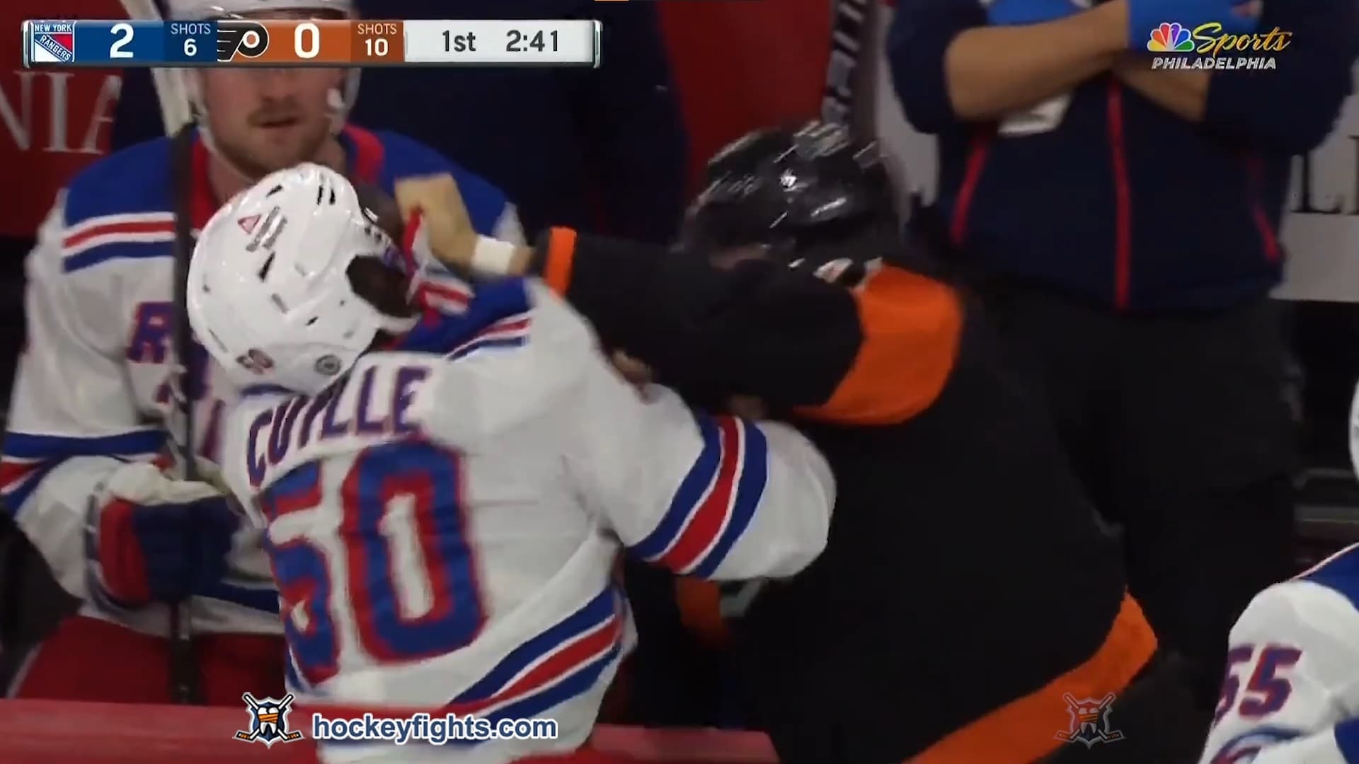 W. Cuylle (NYR) vs. G. Hathaway (PHI)