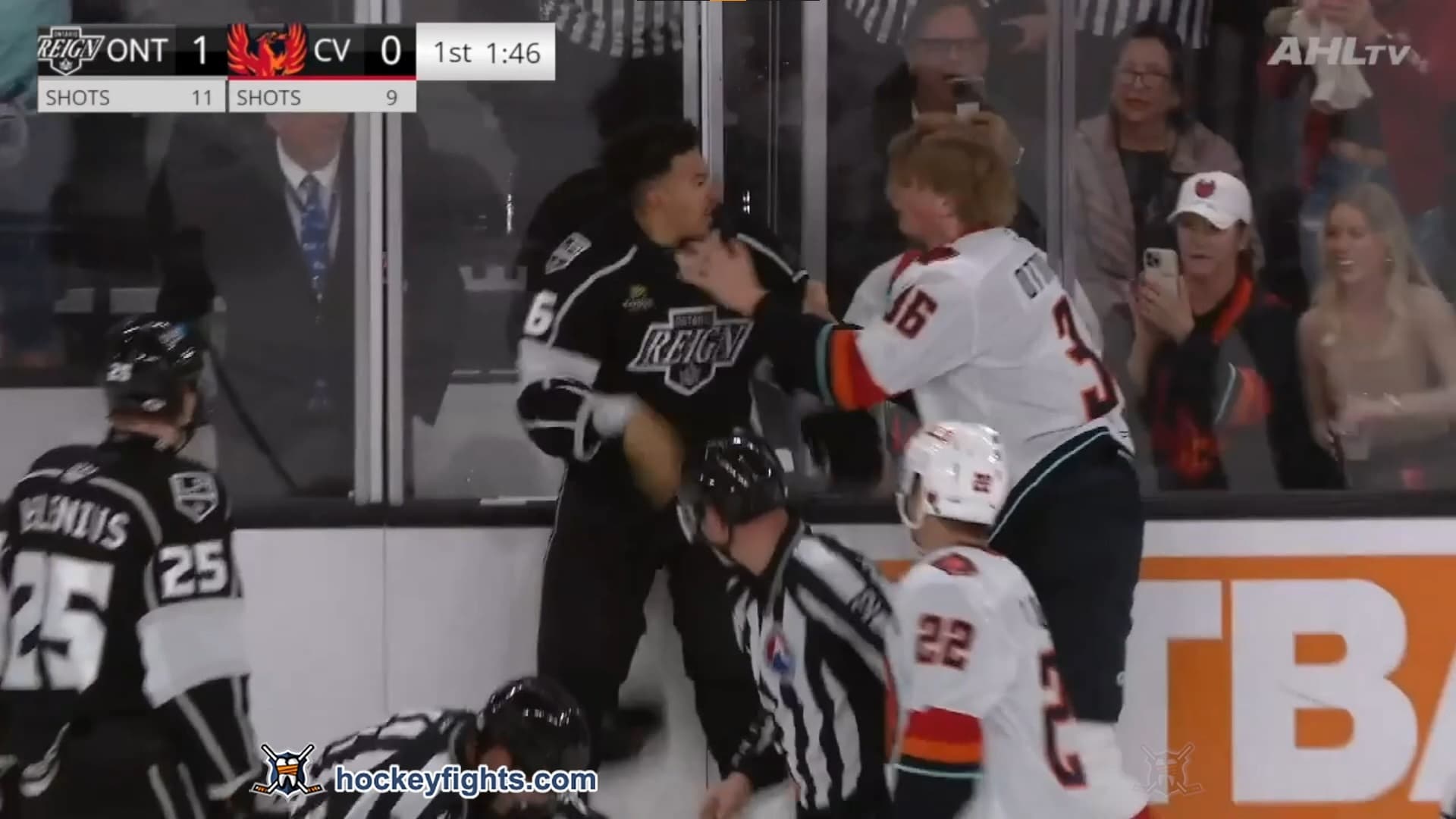 A. Lee (ONT) vs. V. Ottavainen (CVF)