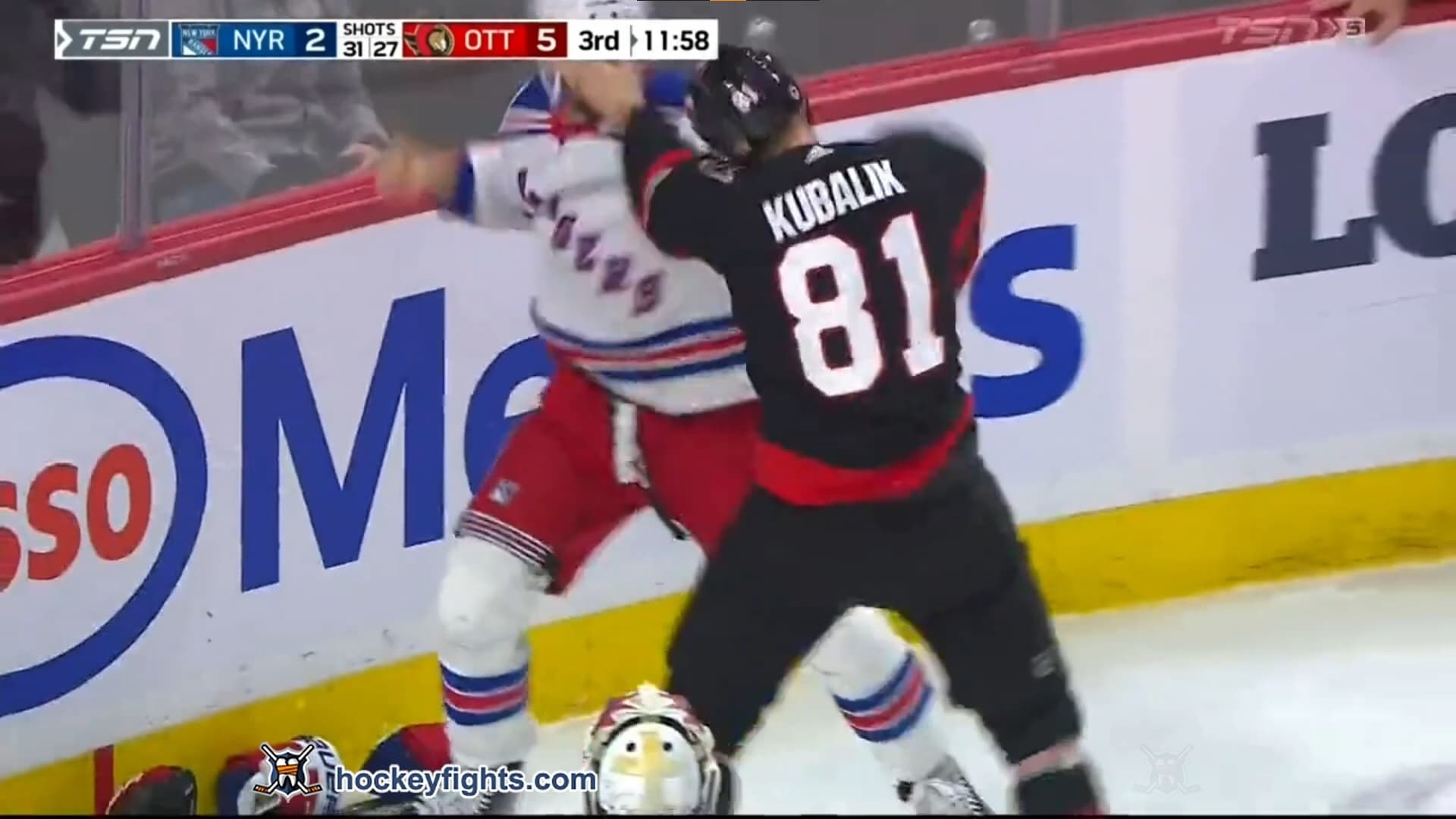 E. Gustafsson (NYR) vs. D. Kubalik (OTT)