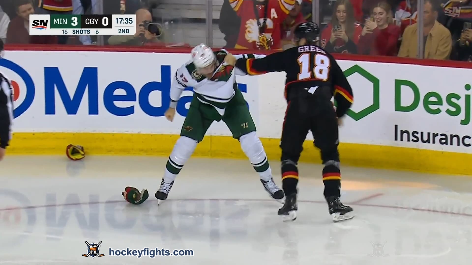 M. Foligno (MIN) vs. A. Greer (CAL)