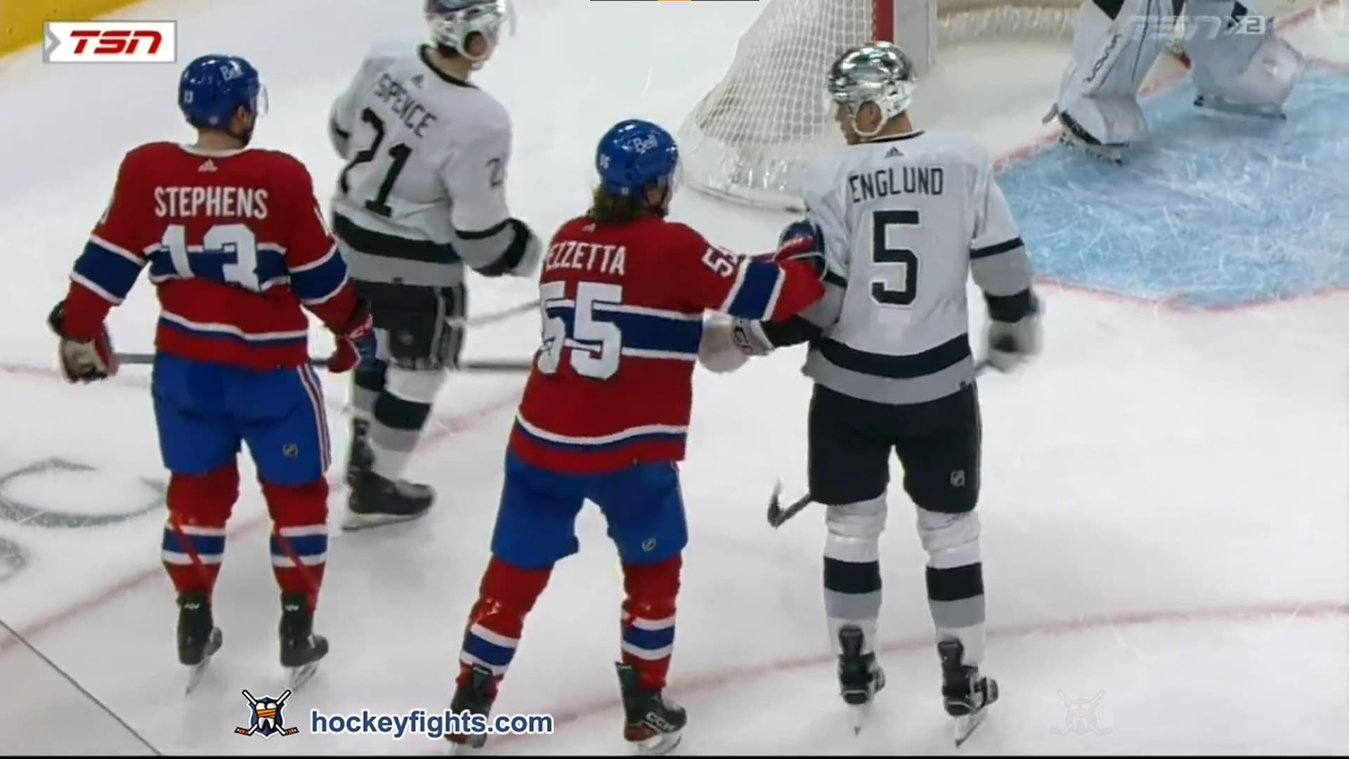A. Englund (LAK) vs. M. Pezzetta (MTL)