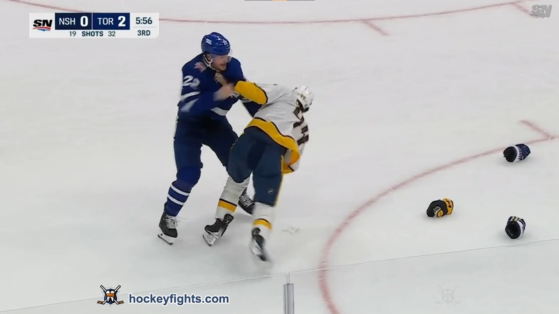 K. Sherwood (NSH) vs. J. McCabe (TOR)