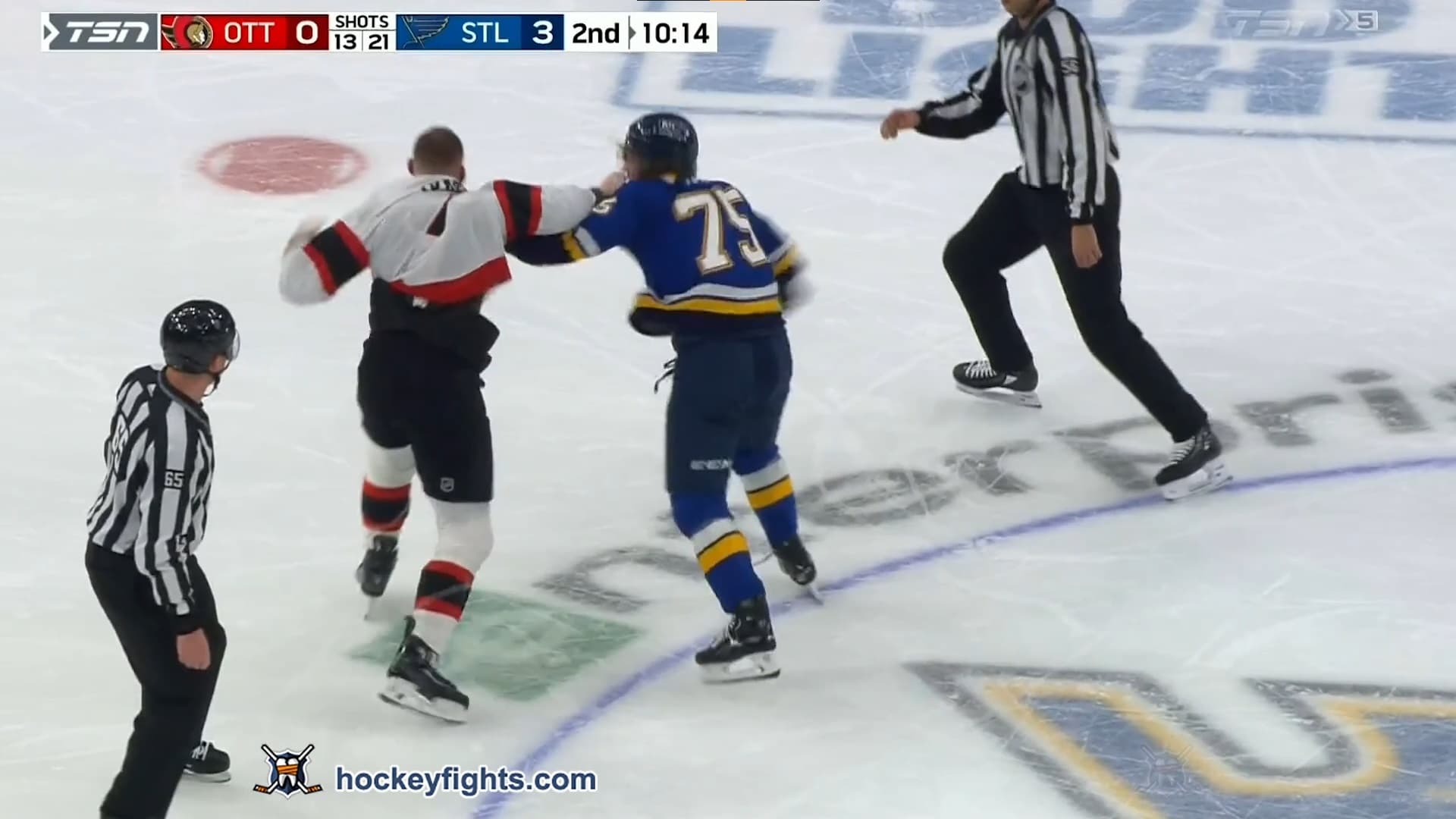 B. Tkachuk (OTT) vs. T. Tucker (STL)