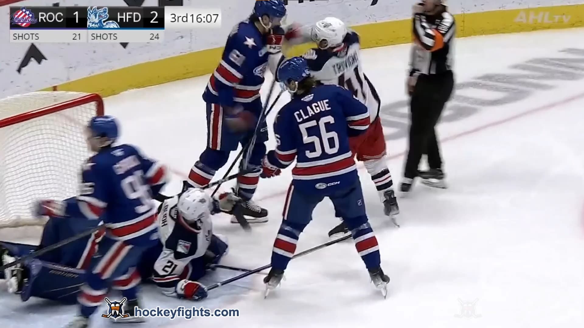 R. Stillman (ROC) vs. B. Trivigno (HFD)