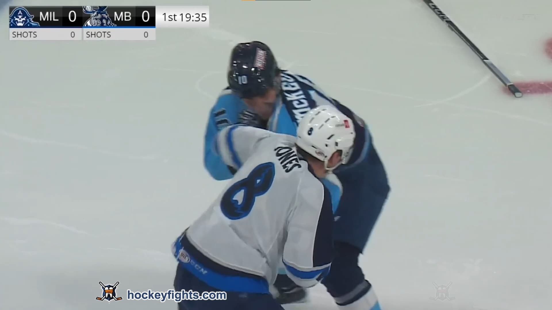 R. McKeown (MIL) vs. N. Jones (MTB)