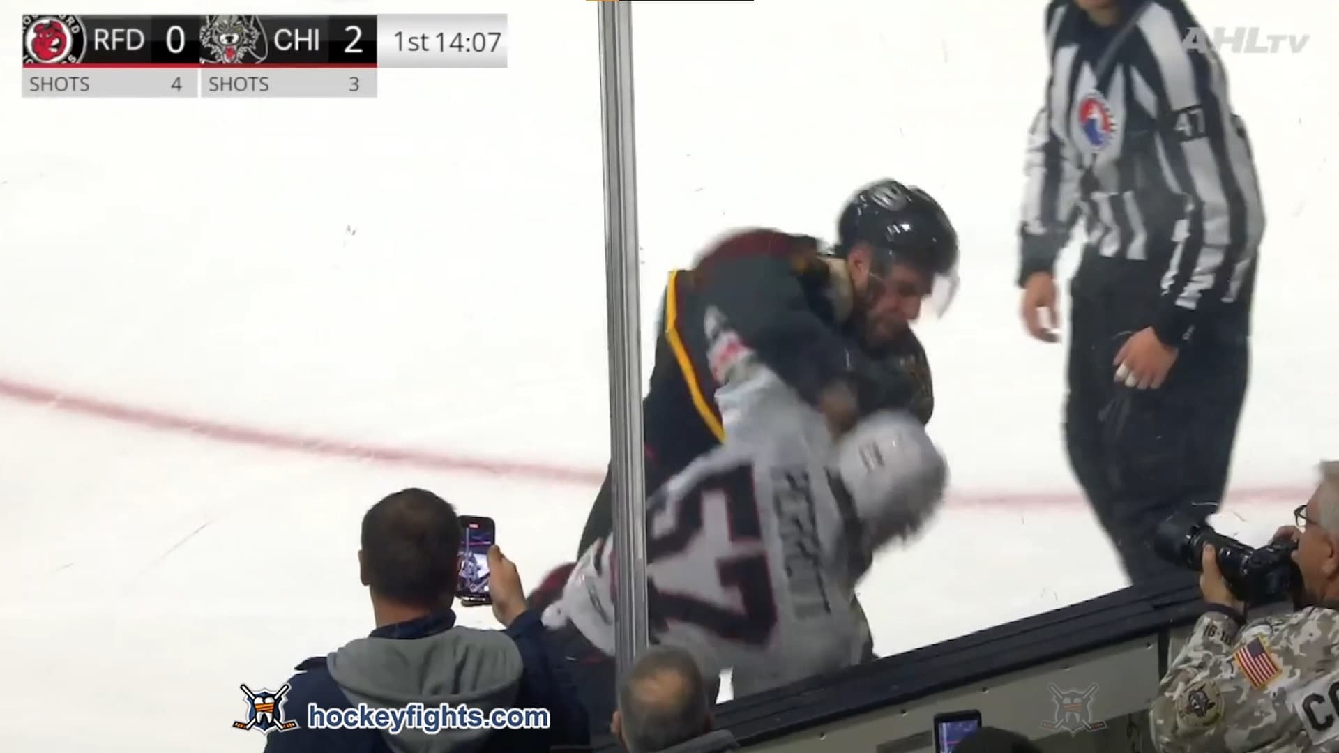 A. Perrott (RCK) vs. K. Marino (CHI)