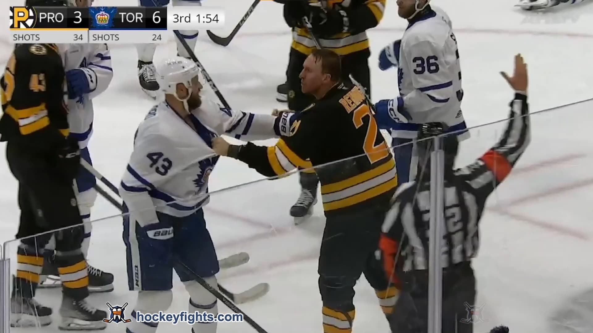 D. Renouf (PRO) vs. K. Clifford (TOR)