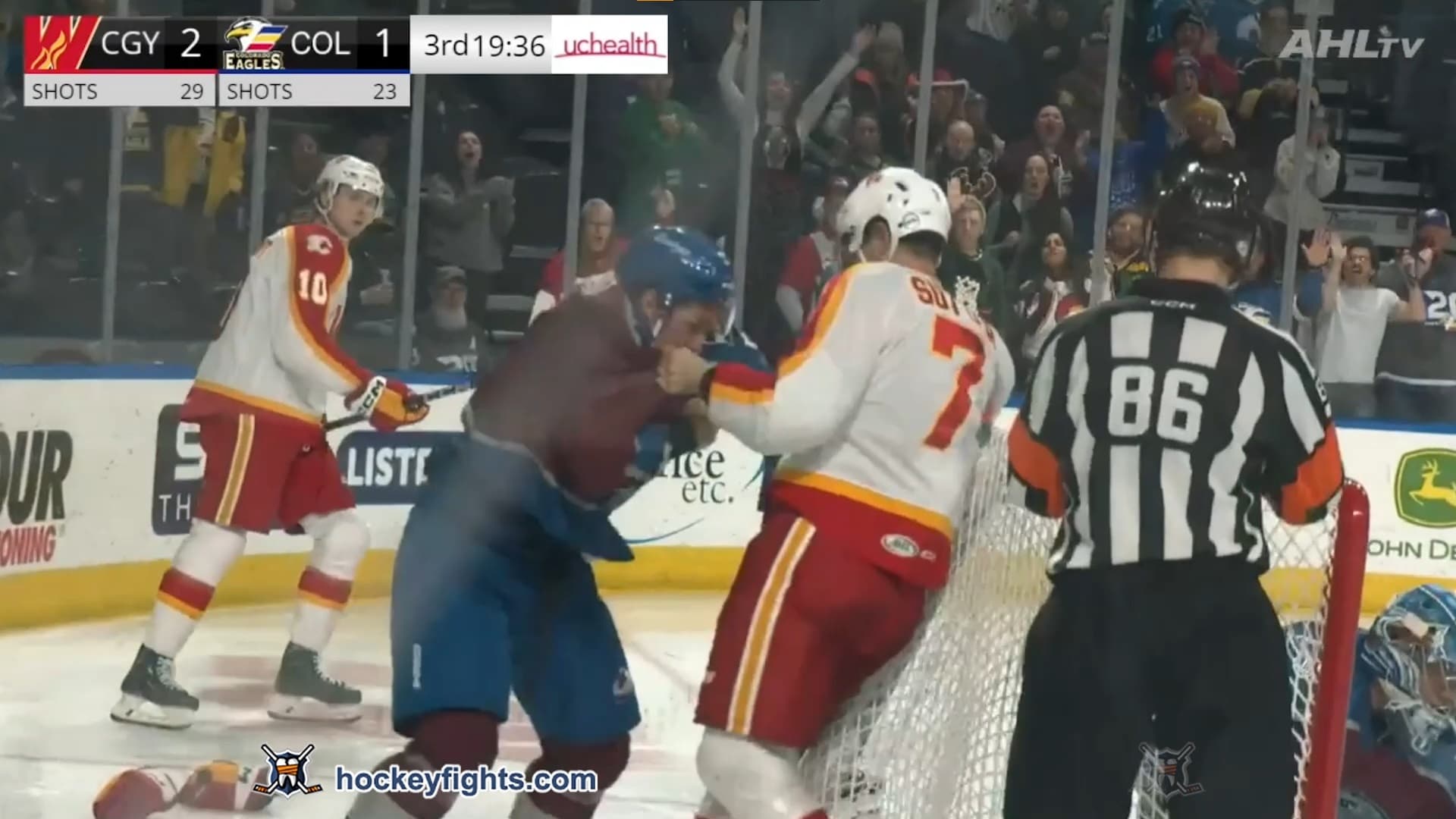 B. Sutter (CGW) vs. W. Aamodt (COL)