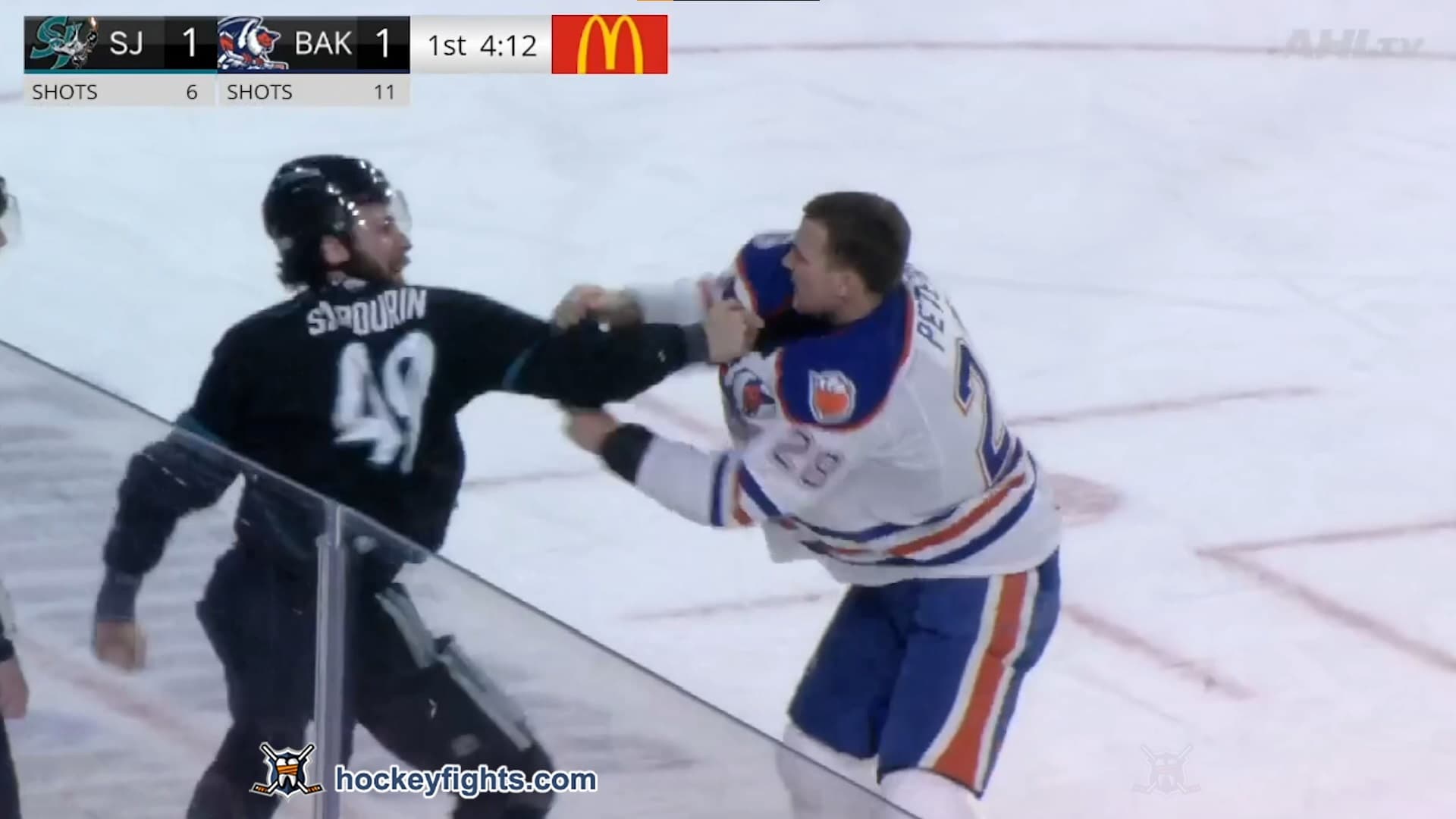 S. Sabourin (SJB) vs. A. Peters (BAK)