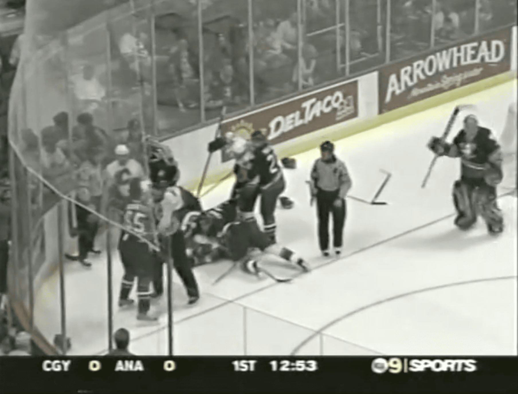 K. Oliwa (CGY) vs. G. Burnett (ANA)