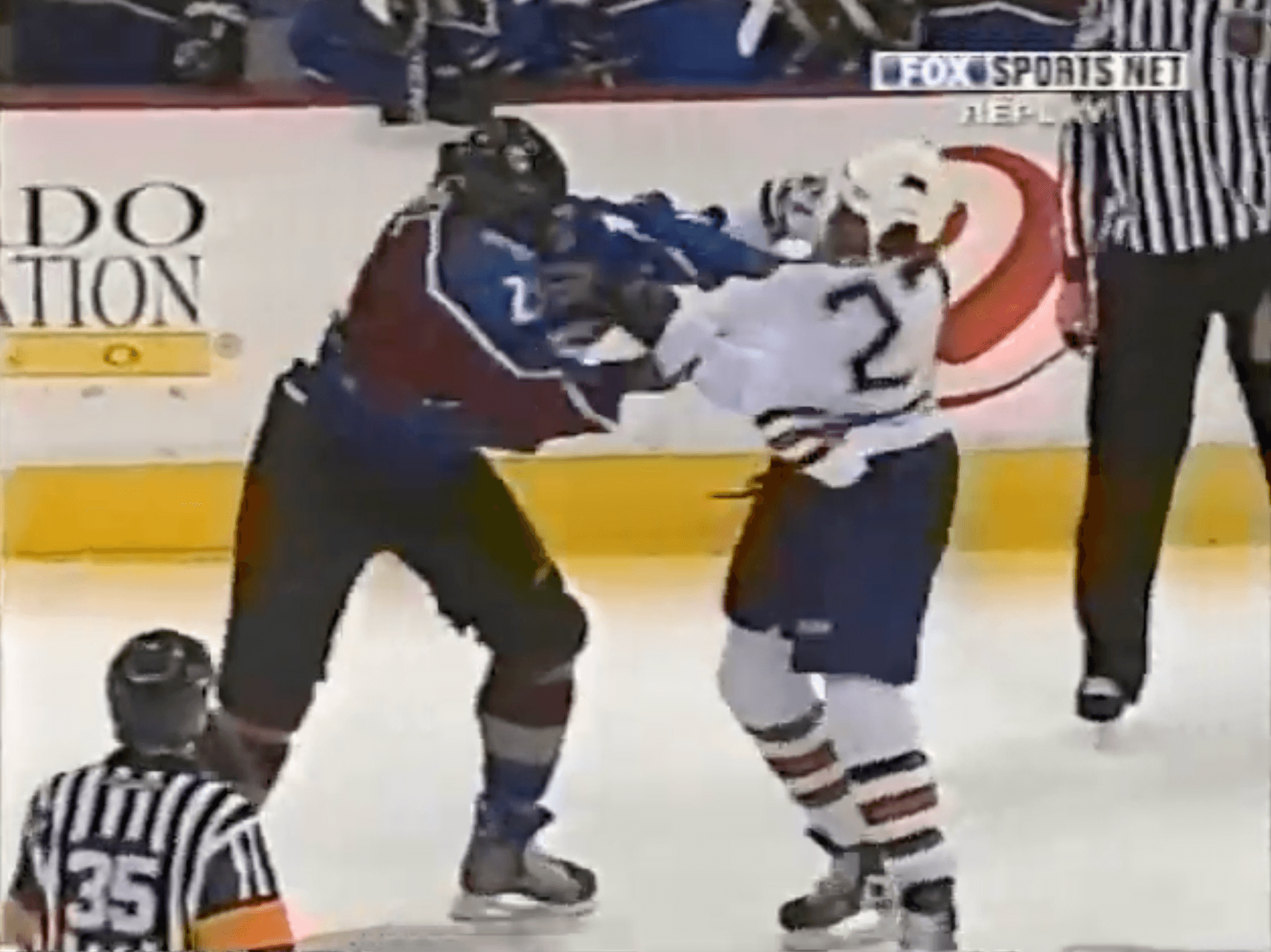 G. Laraque (EDM) vs. P. Worrell (COL)