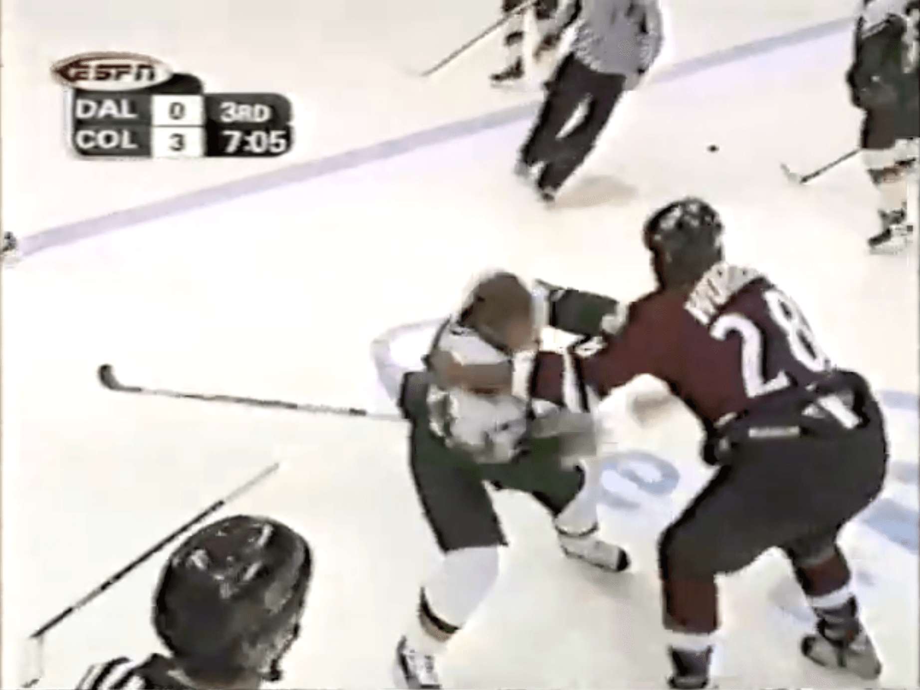 A. Downey (DAL) vs. P. Worrell (COL)