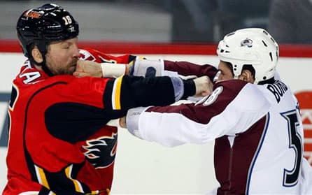 Iginla Traded, McGrattan Battles Bordeleau