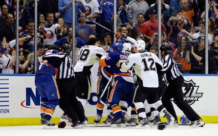 New York Against a Wall