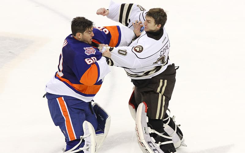 Line Brawl in Hershey